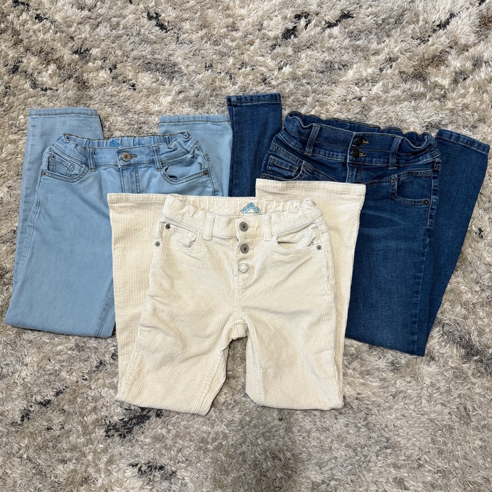 Kids Denim and Corduroy Jeans Set